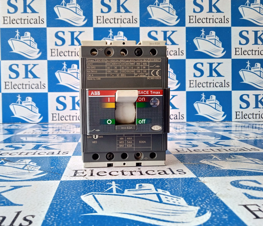 Abb Tmax T2N160 63Amp 690V 3Pole Circuit Breaker
