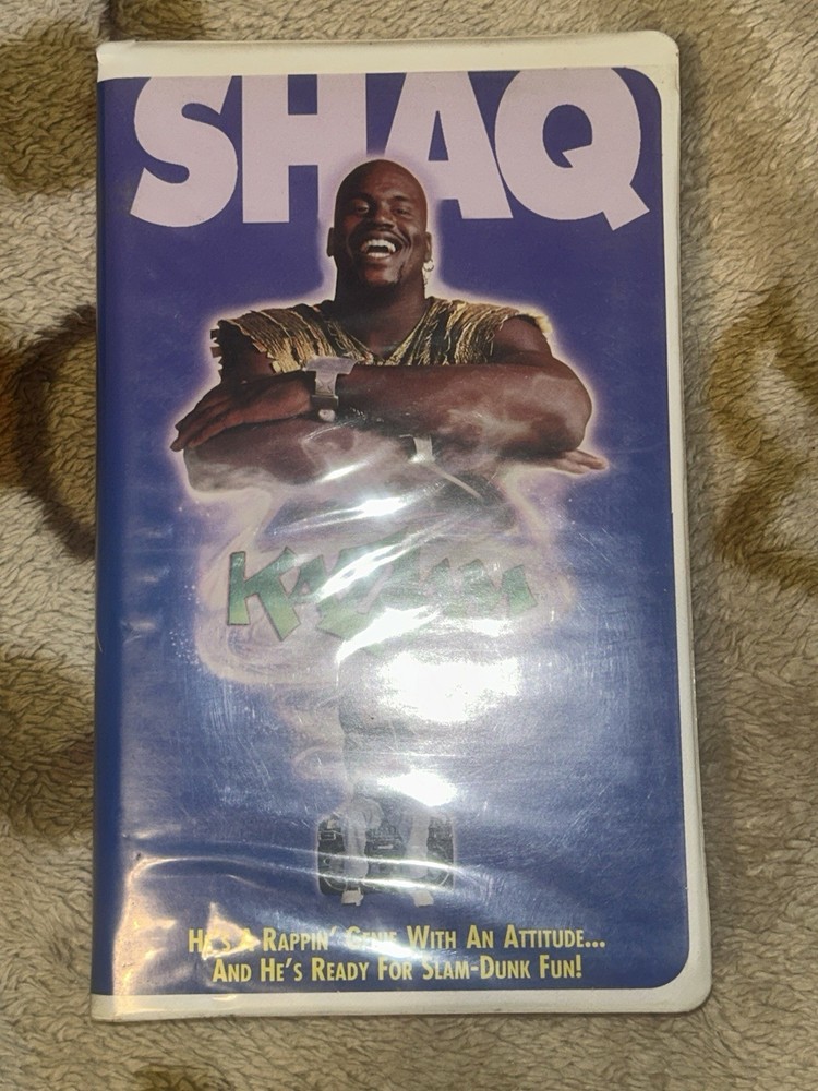 Shaq Kazaam VHS Tape Touchstone Home Video Michael Jordan Basketball