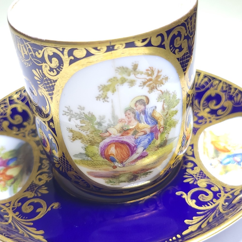 Antique Royal Vienna Tea Cup 4.5