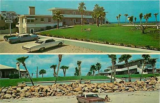FL, Ormond Beach, Florida, the Malibu Motel, Multi View, Dexter Press 89204-B
