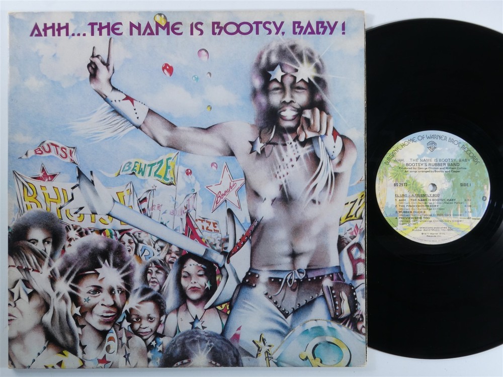 BOOTSY'S RUBBER BAND Ahh...The Name Is Bootsy, Baby! WARNER BROS LP gatefold i