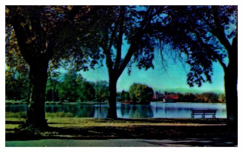 Postcard PANORAMIC SCENE Denver Colorado CO m/09 AT3267