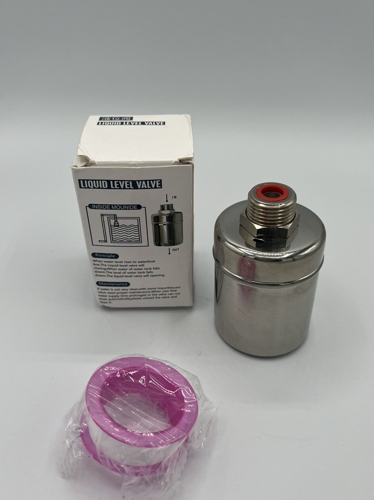 Liquid Level Valve 1/2” float valve inside mount auto level control valve New