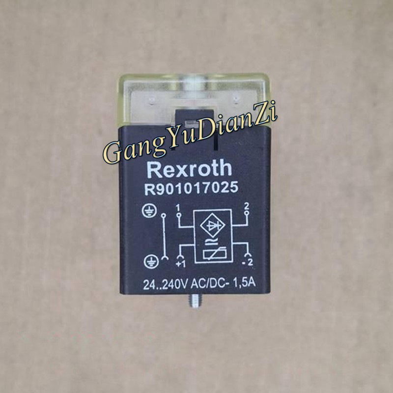1PCS NEW FOR Rexroth R901017025 Solenoid Valve Plug 24...240VAC AC/DC1.5A