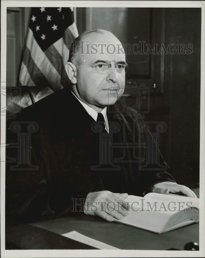1938 Press Photo Stanley Reed, Associate Justice of United States Supreme Court.