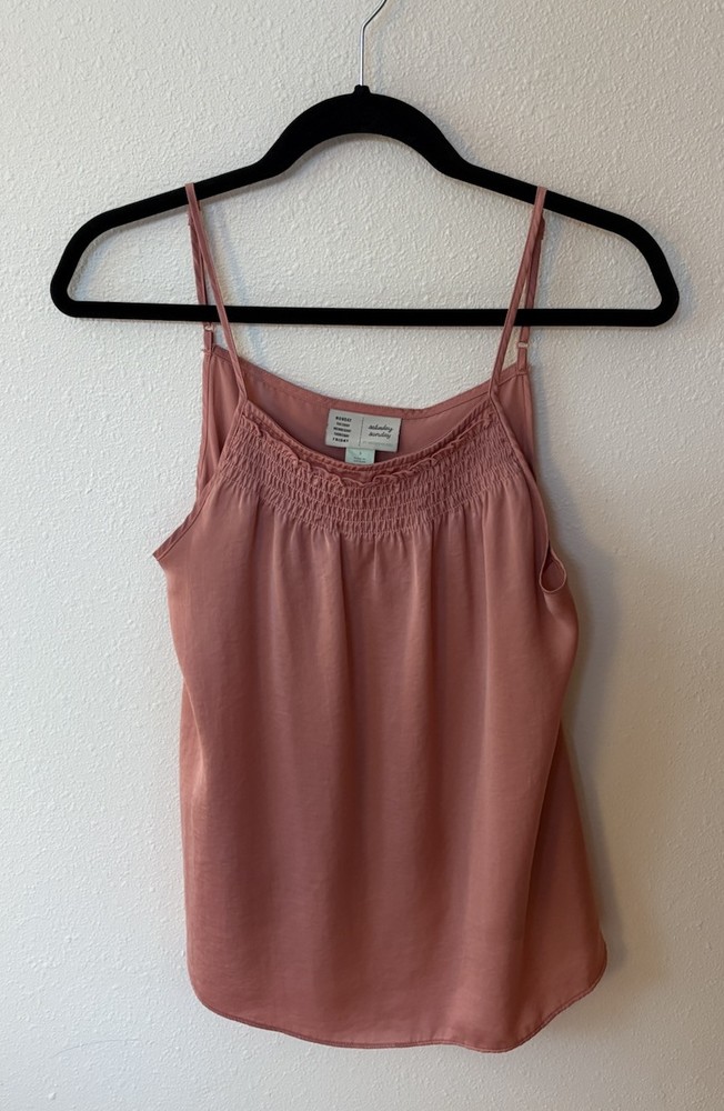 Womens Saturday/Sunday By Antropologie Pink Flowy Tank Top, Size S