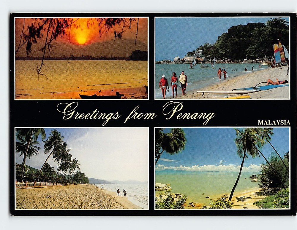 Postcard Beaches Of Penang Greetings from Penang Malaysia