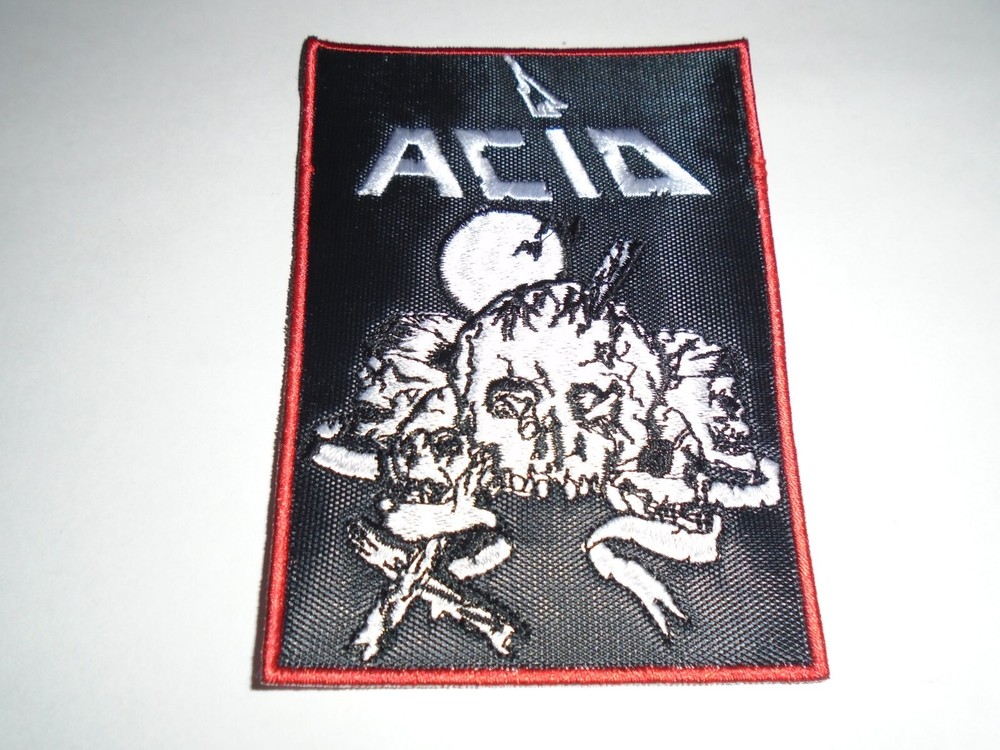 Speed Metal Acid Wash Embroidered Iron-On Patch-image