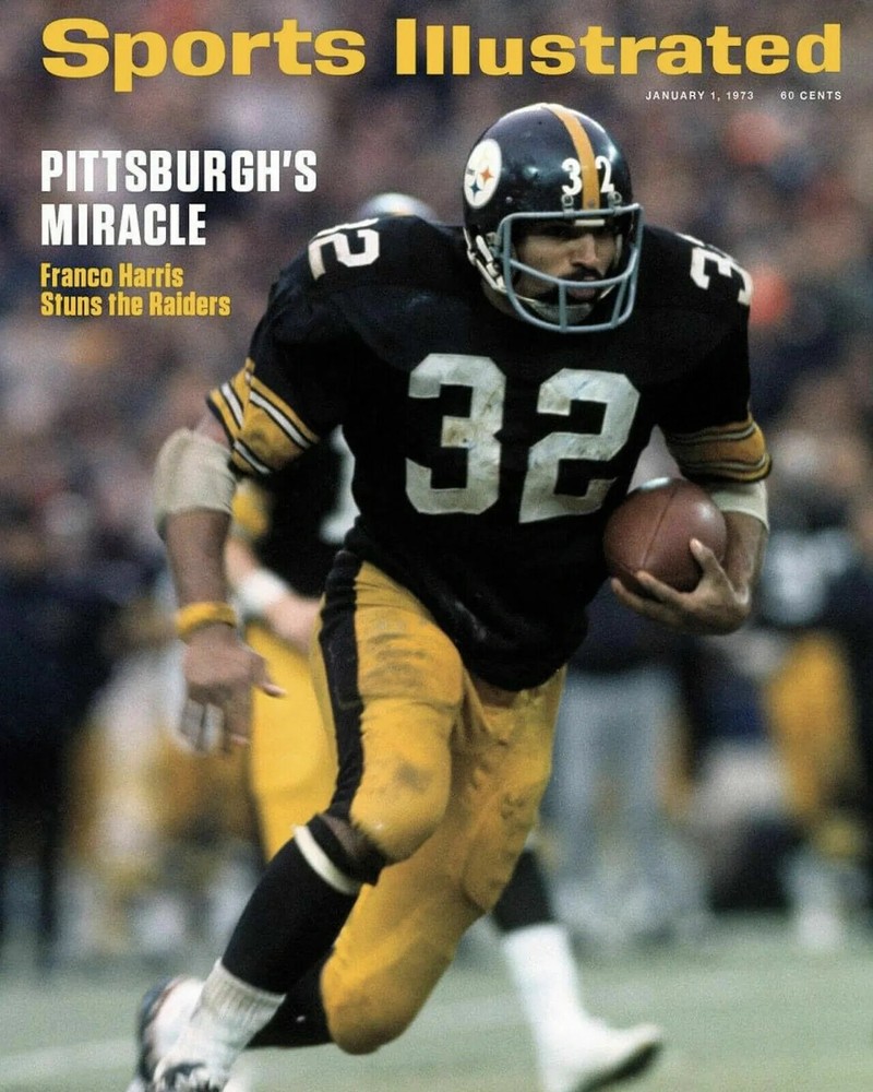 Franco Harris Pittsburgh Steelers Sports Illustrated Cover 8x10 PHOTO PRINT