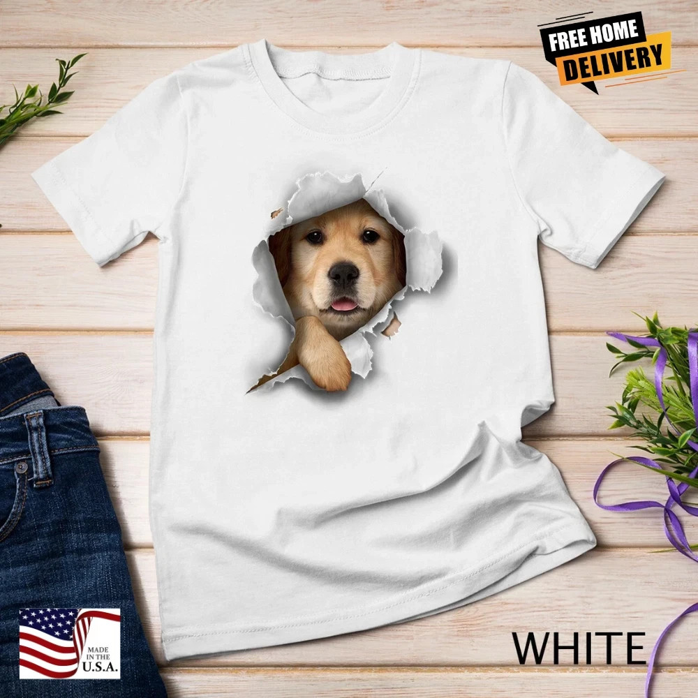 Golden Retriever Tshirt, Golden Dog Shirt, Dog Tshirt, Dog Unisex T-shirt