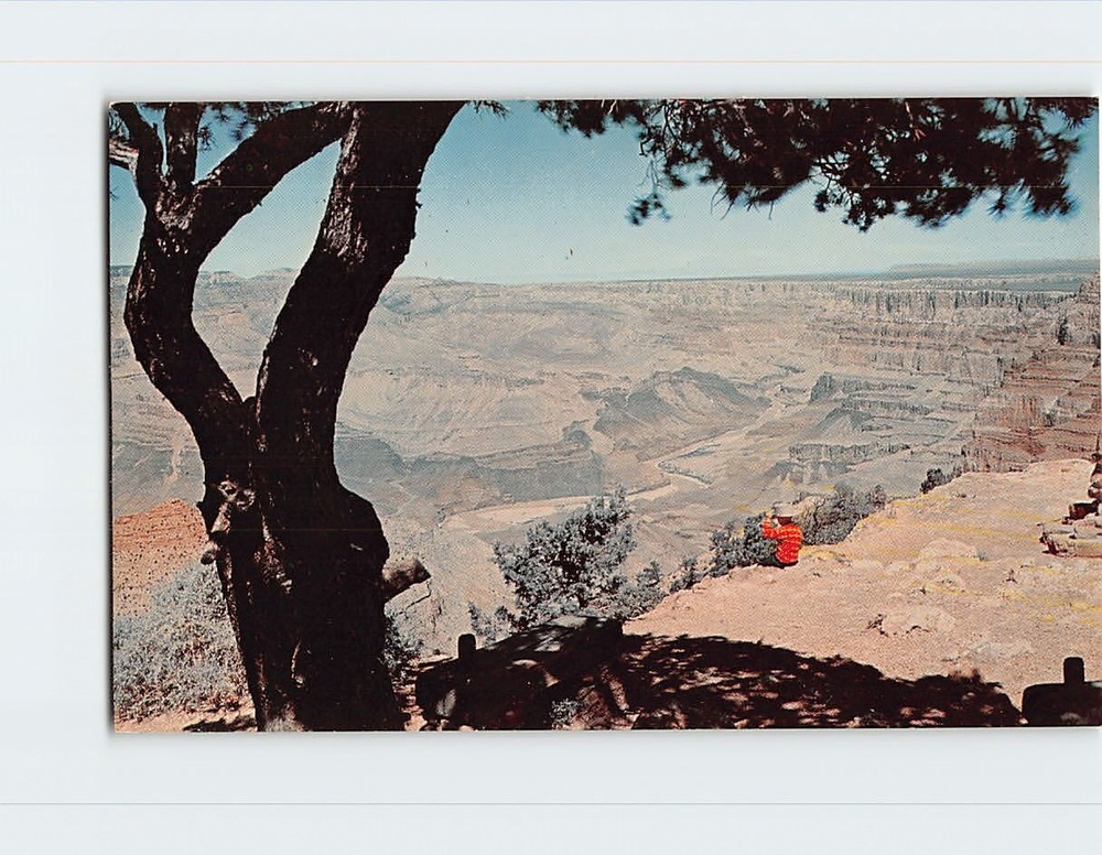Postcard Grand Canyon National Park as seen from Desert View Arizona USA