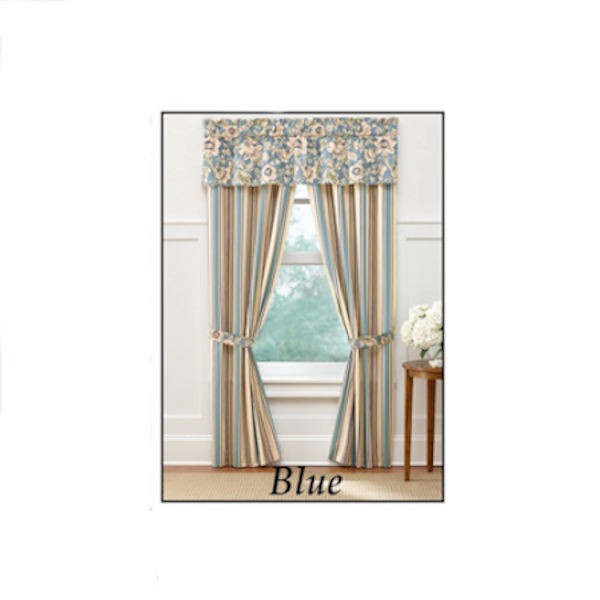 Pillowfort Blackout Curtain Panel with Tassel Trim in White 63x42 Inches