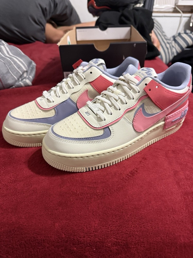 Men’s size 10.5/ Women’s size 12- Nike Air Force 1 Shadow Sail Sea Coral W