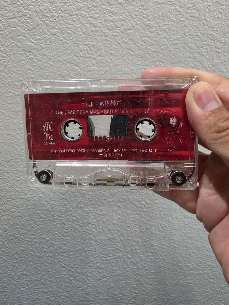 Insane Clown Posse ICP The Terror Wheel 1994 Cassette Red Tape Untested