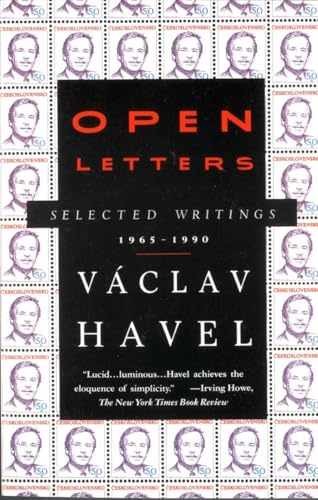 Open Letters: Selected Writings, - Paperback, by Havel Vaclav - Very Good x