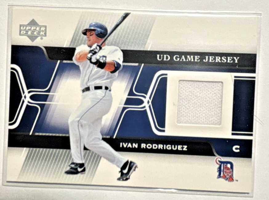 2005 Upper Deck - Game Jerseys Ivan Rodriguez #GJ-IR HOF