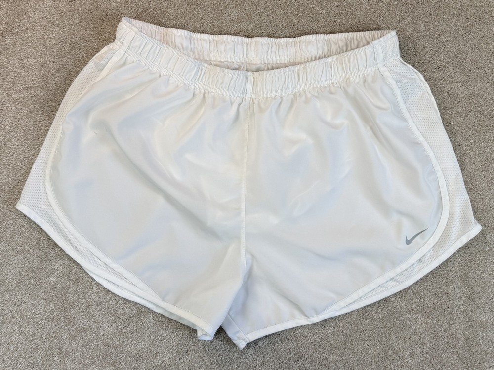 Nike  Tempo Size XXL Women's Brief Lined Running Shorts White  3
