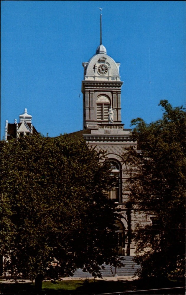 Jefferson County Court House ~ Fairbury Nebraska ~ unused vintage postcard