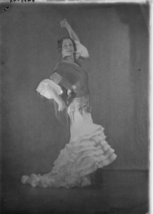 Photo:La Argentina 1928 Flamenco Dancer Portrait Photograph
