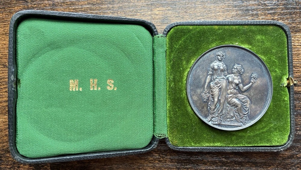 1898 Silver Massachusetts Horticultural Society Medal for German Primrose Plants
