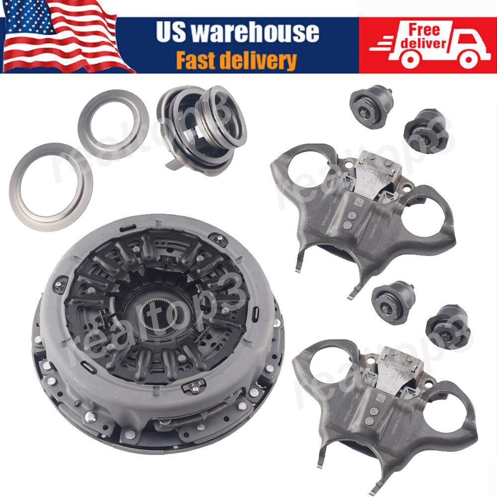 For Ford Focus 6DCT250 Auto Transmission Clutch Kit w/ Fork Bearings Replacement