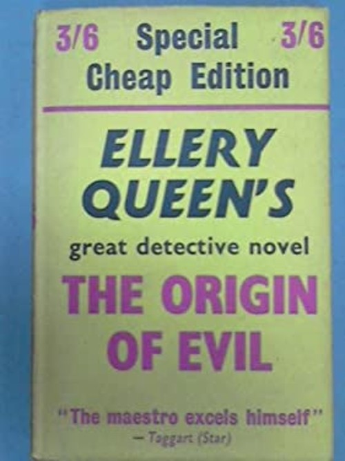 The Origin of Evil Ellery QueenFree US Delivery | ISBN:9997528859