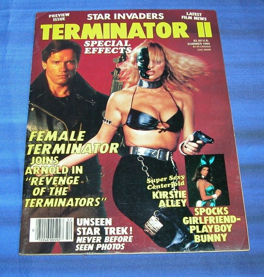 Star Invaders 1985 Vtg Magazine Rare Terminator Arnold Schwarzenegger