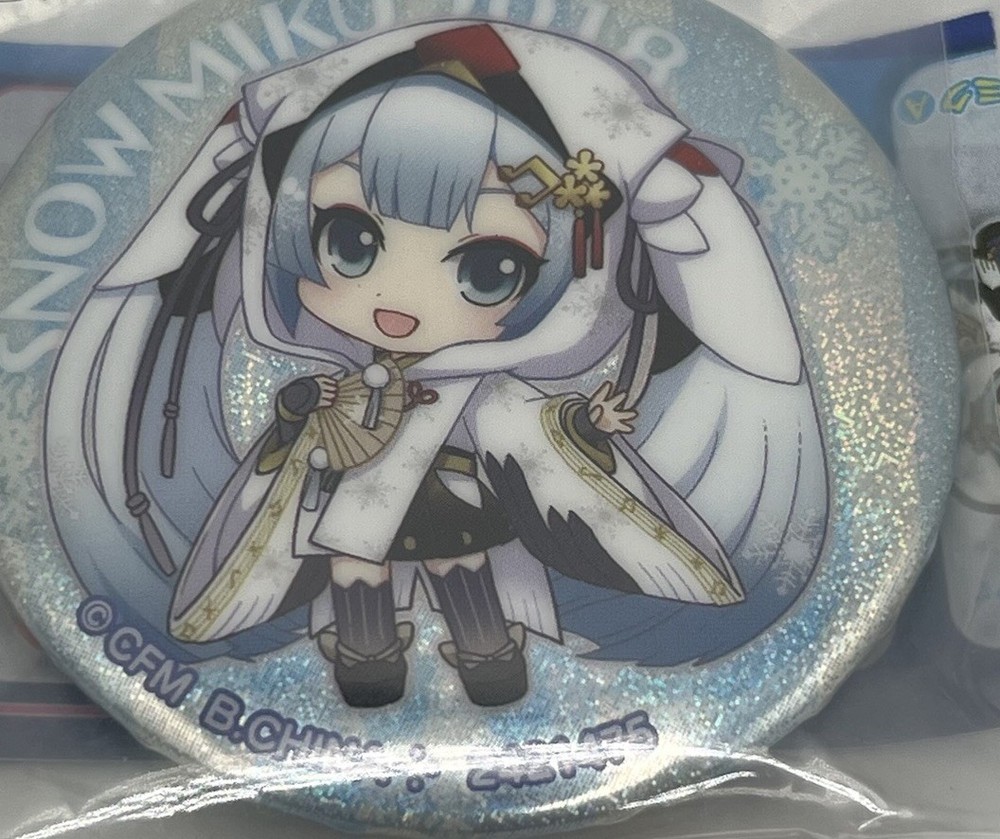 CatsArray / Vocaloid Hatsune Miku Snow Miku 2018 5cm Can Badge by Bandai
