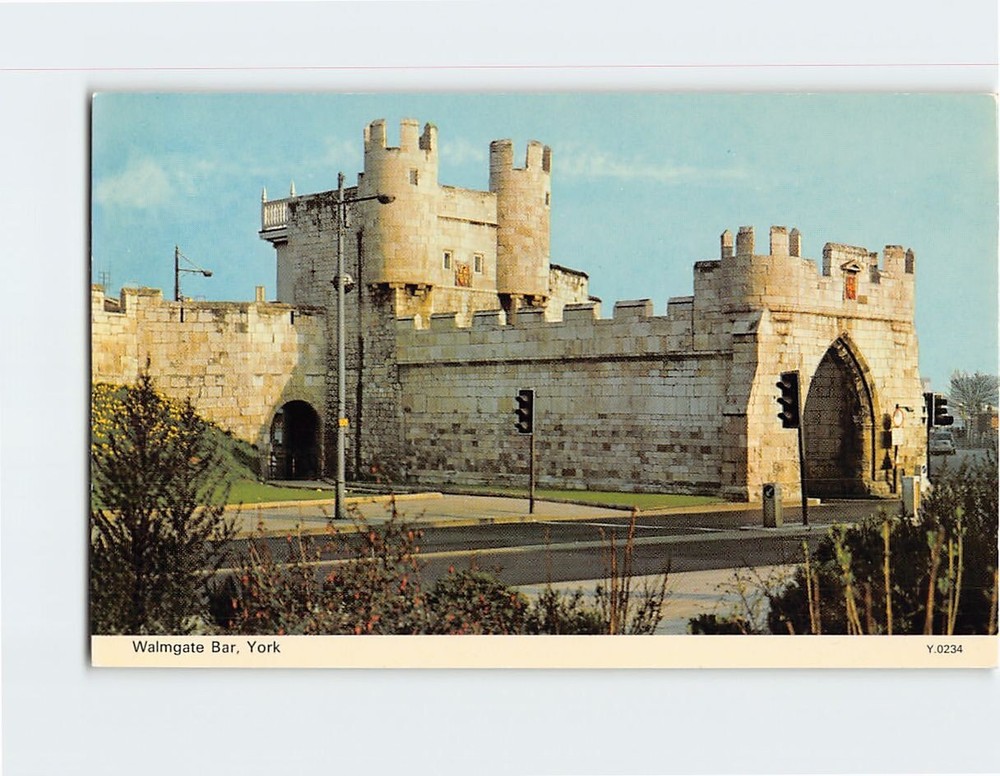 Postcard Walmgate Bar York England