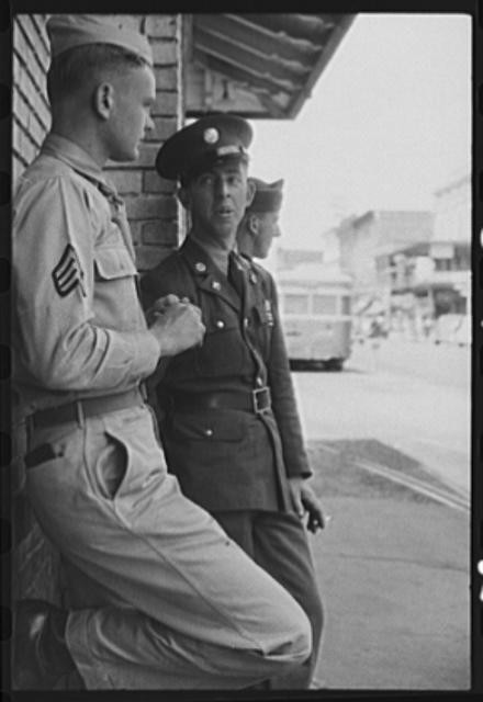 Photo:Phenix City Alabama Fort Benning Soldiers 1940s Idle Hour Park