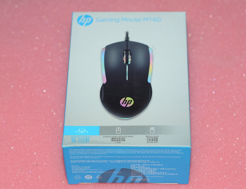 New HP M160 Wired RGB Gaming Mouse for High-Performance Gaming