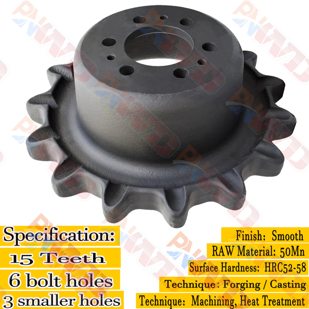 Black New Drive Sprocket 15 Teeth 5.75