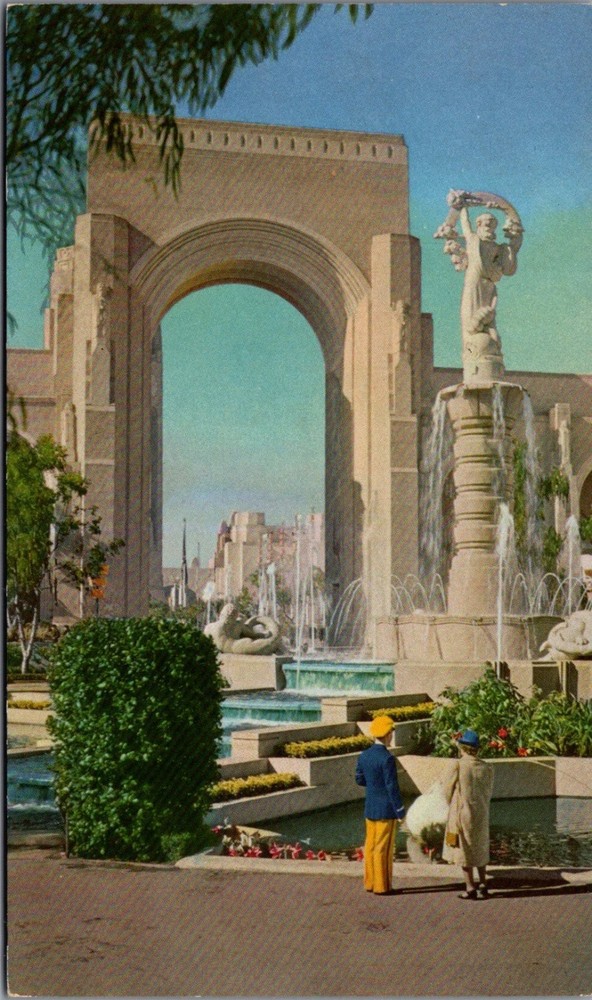 1939 Golden Gate International Exposition Treasure Island Court of Flowers