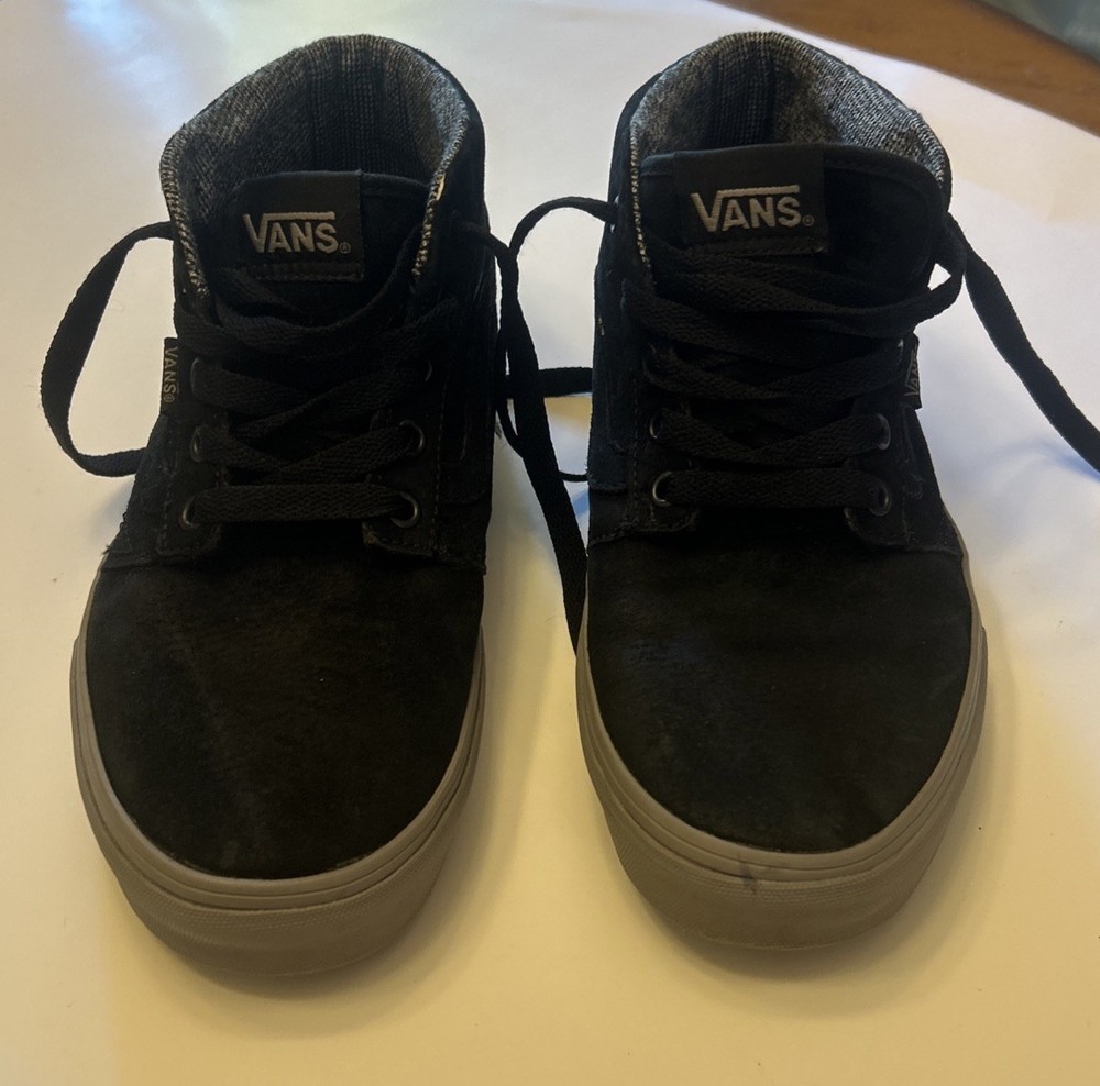 Vans Black/Gray Suede Sk8 high top 7.5 Men’s shoes
