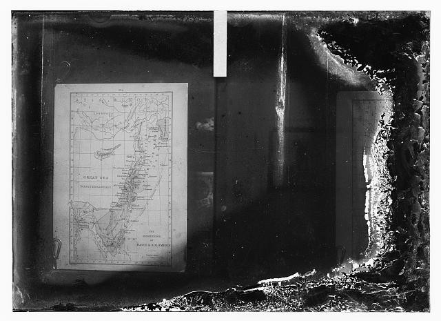 Photo:Dominions of David and Solomon Map Eastern Mediterranean 1900s