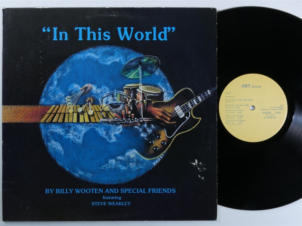 BILLY WOOTEN In This World ART LP VG+ h