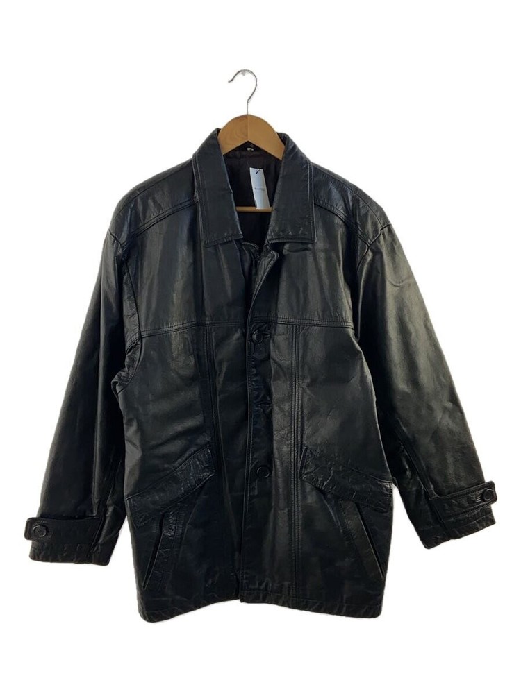 Leather Jacket Blouson/-/Cowhide/Blk 3498