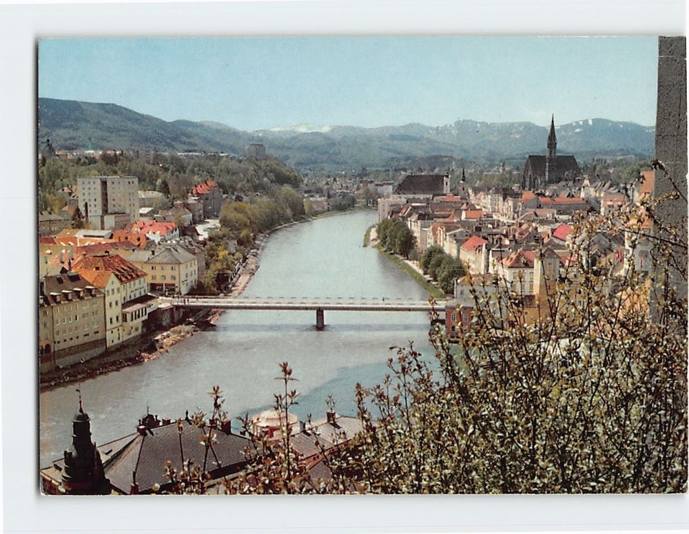 Postcard City View of Steyr Austria