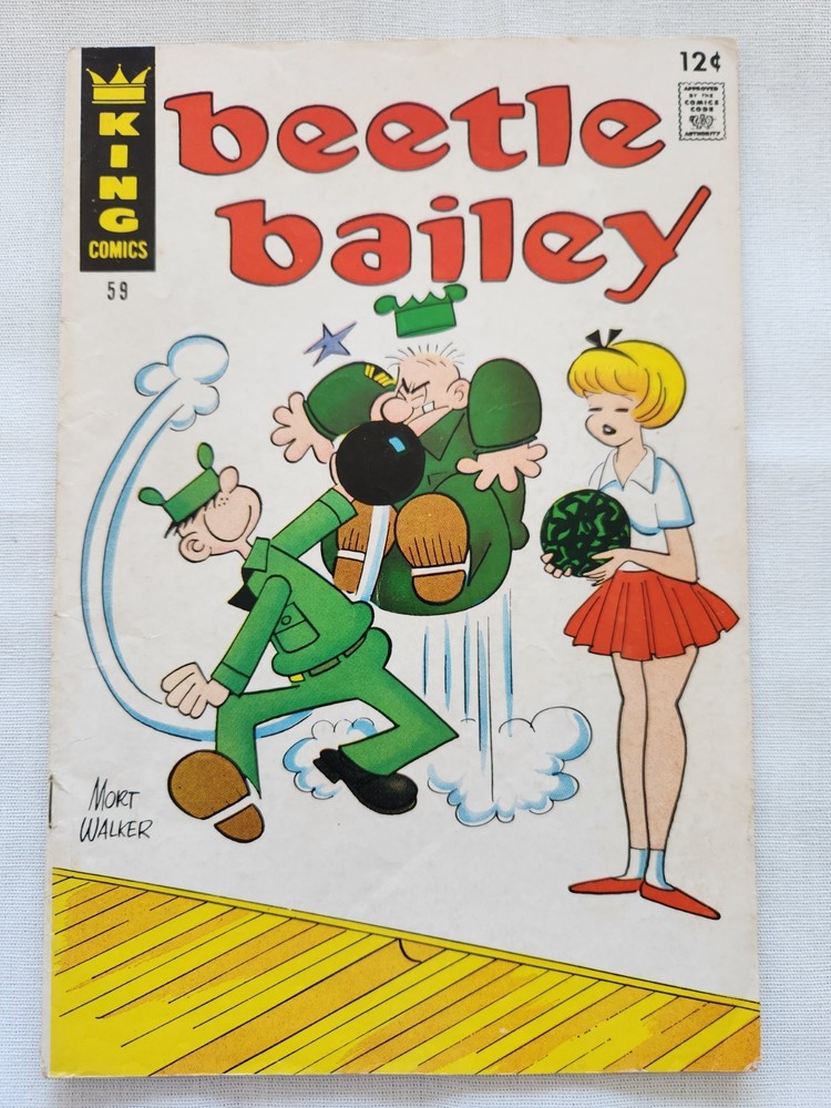 Beetle Bailey #59 (June 1967, King Comics) Classic Humor Comic – Mort Walker