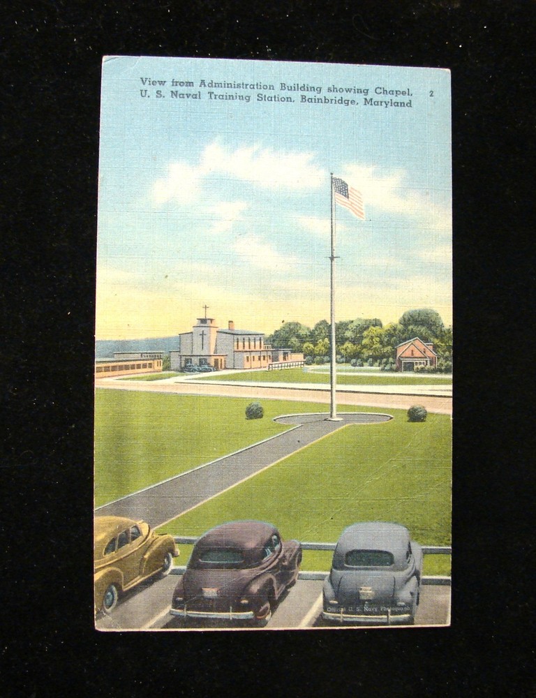 1944 Postcard Linen 