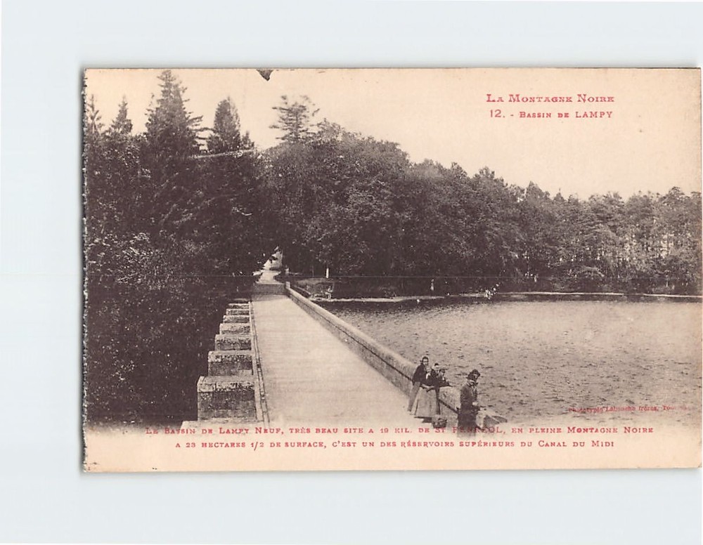 Postcard La Montagne Noire Bassin De Lampy France