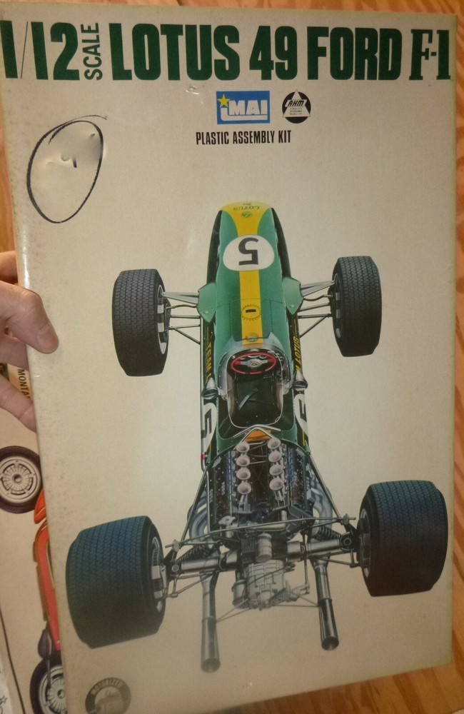 IMAI 3203 MOTORIZED LOTUS 49 FORD F-1 GRAND PRIX KIT 1/12 McM FTS MODEL KIT