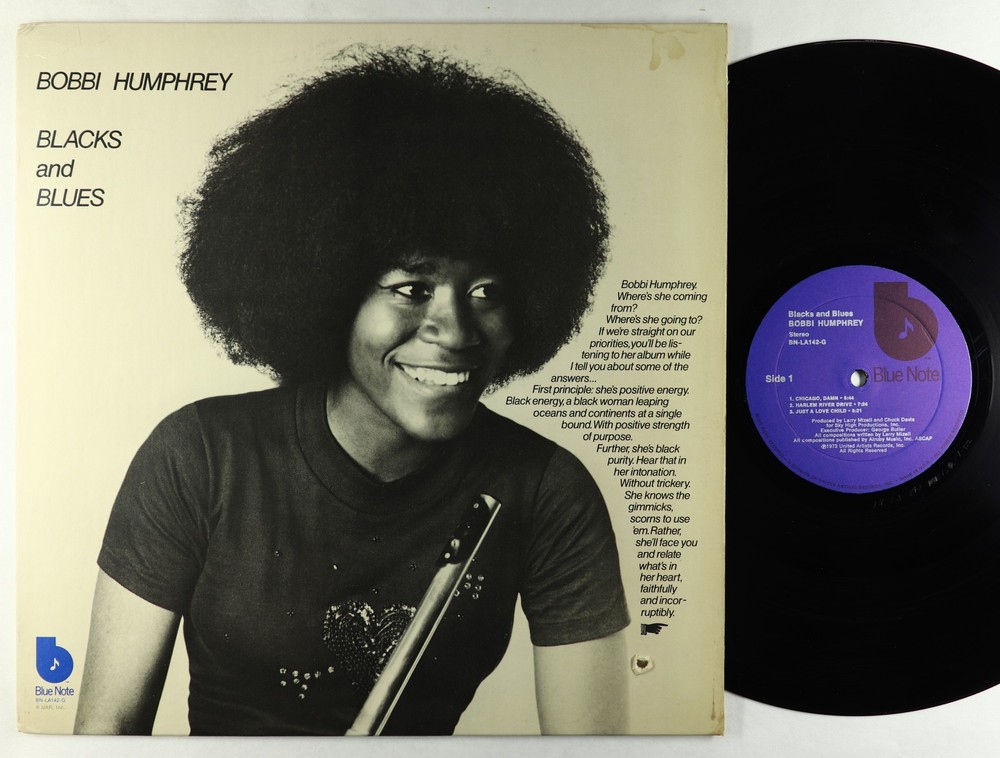 Bobbi Humphrey - Blacks And Blues LP - Blue Note VG++