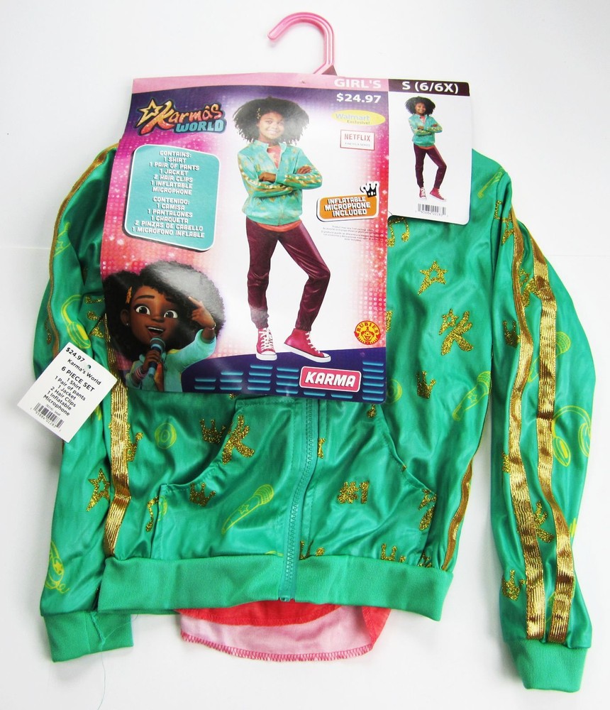 Karmas World Halloween Costume for Girls Size 6-6x Includes Shirt & Pants