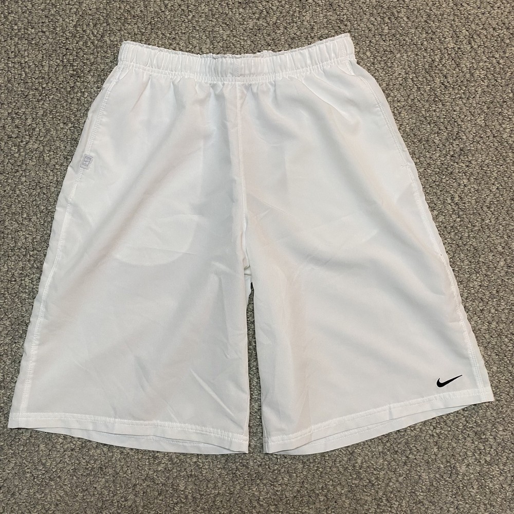 Nike Tennis Court Men's Shorts Size XL Dri-Fit Woven Training White 11