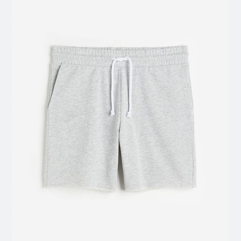 H&M Dividend Gray Sweat Shorts Men’s Size Medium Drawstring Lounge Casual