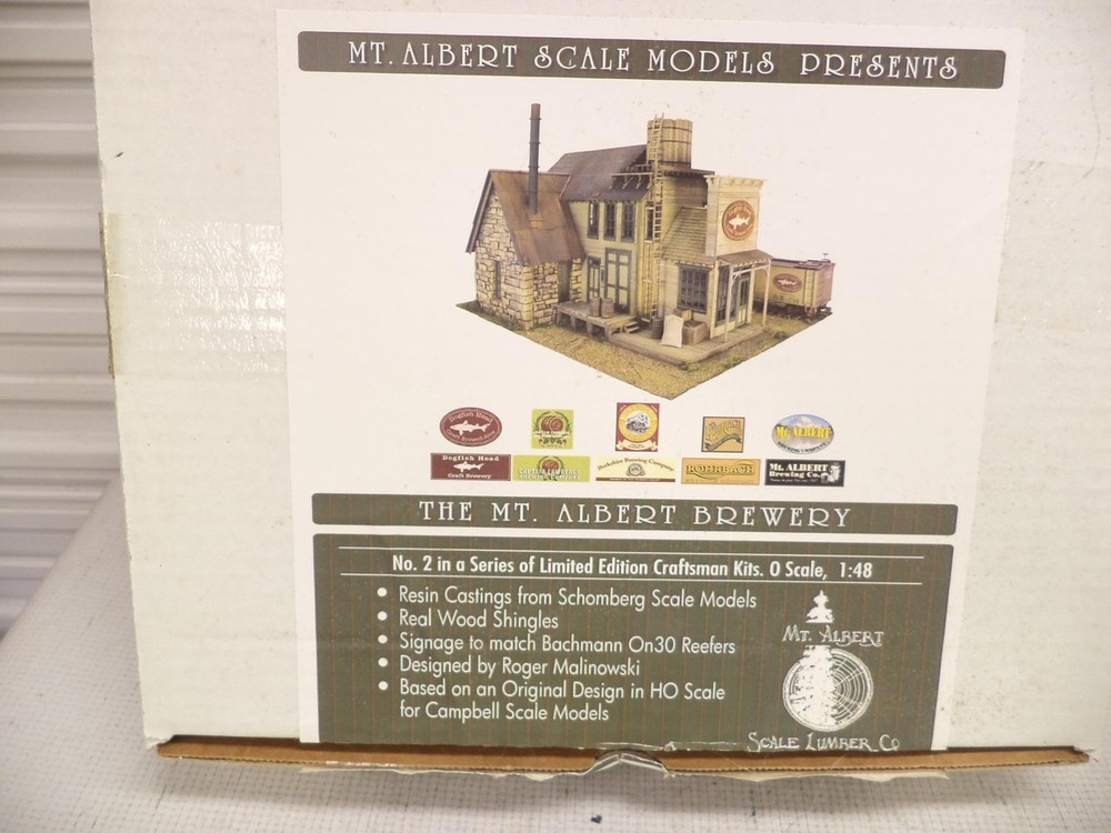 Mt. Albert O-Scale Brewery building kit (lot sk)