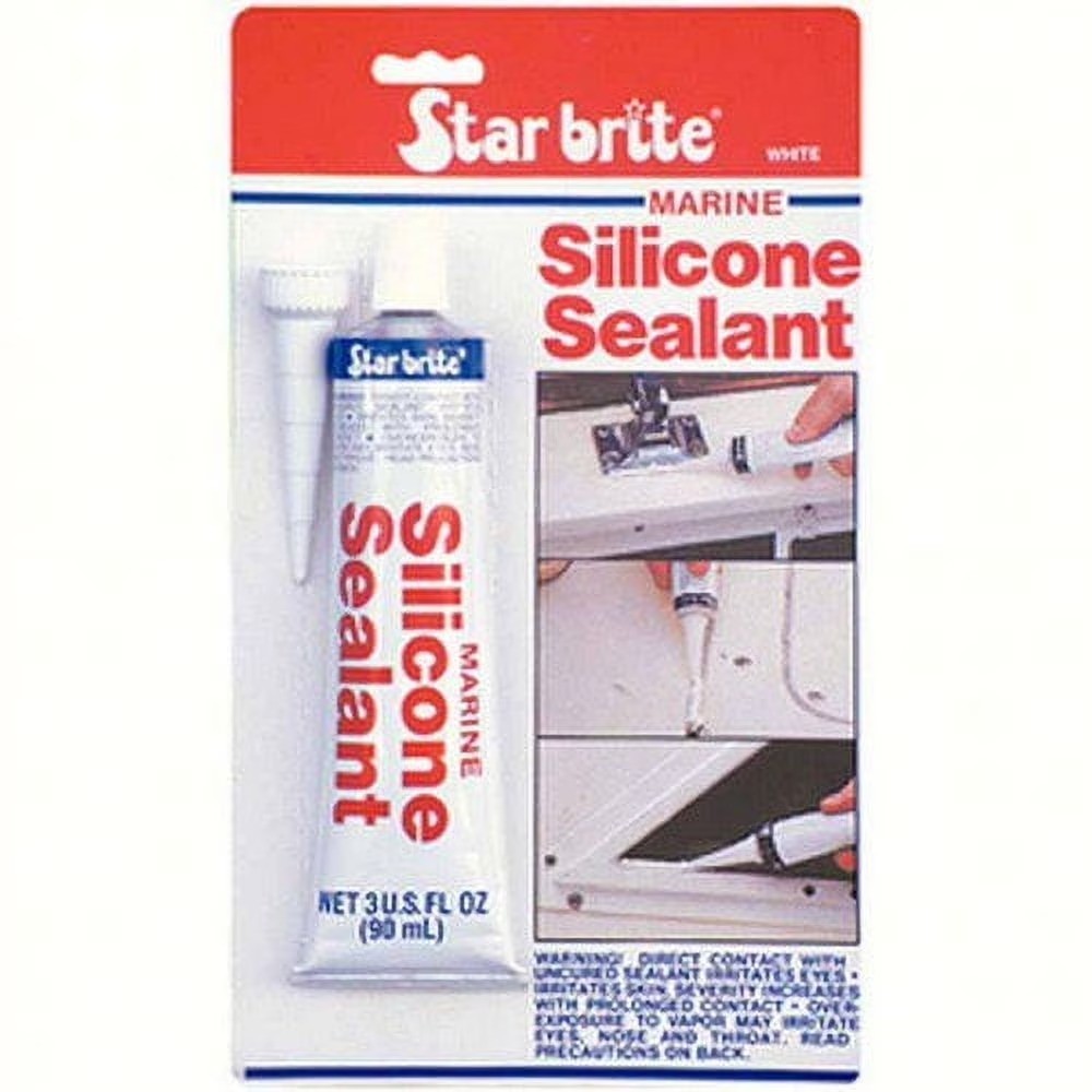Marine Silicone Sealant Clear 2.8 Oz Waterproof Flexible Adhesive for Boats RVs