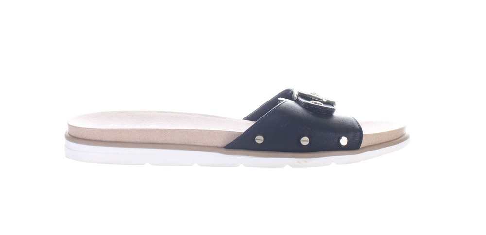 Dr. Scholl's Womens Nice Iconic Black Slides Size 8 (7826362)