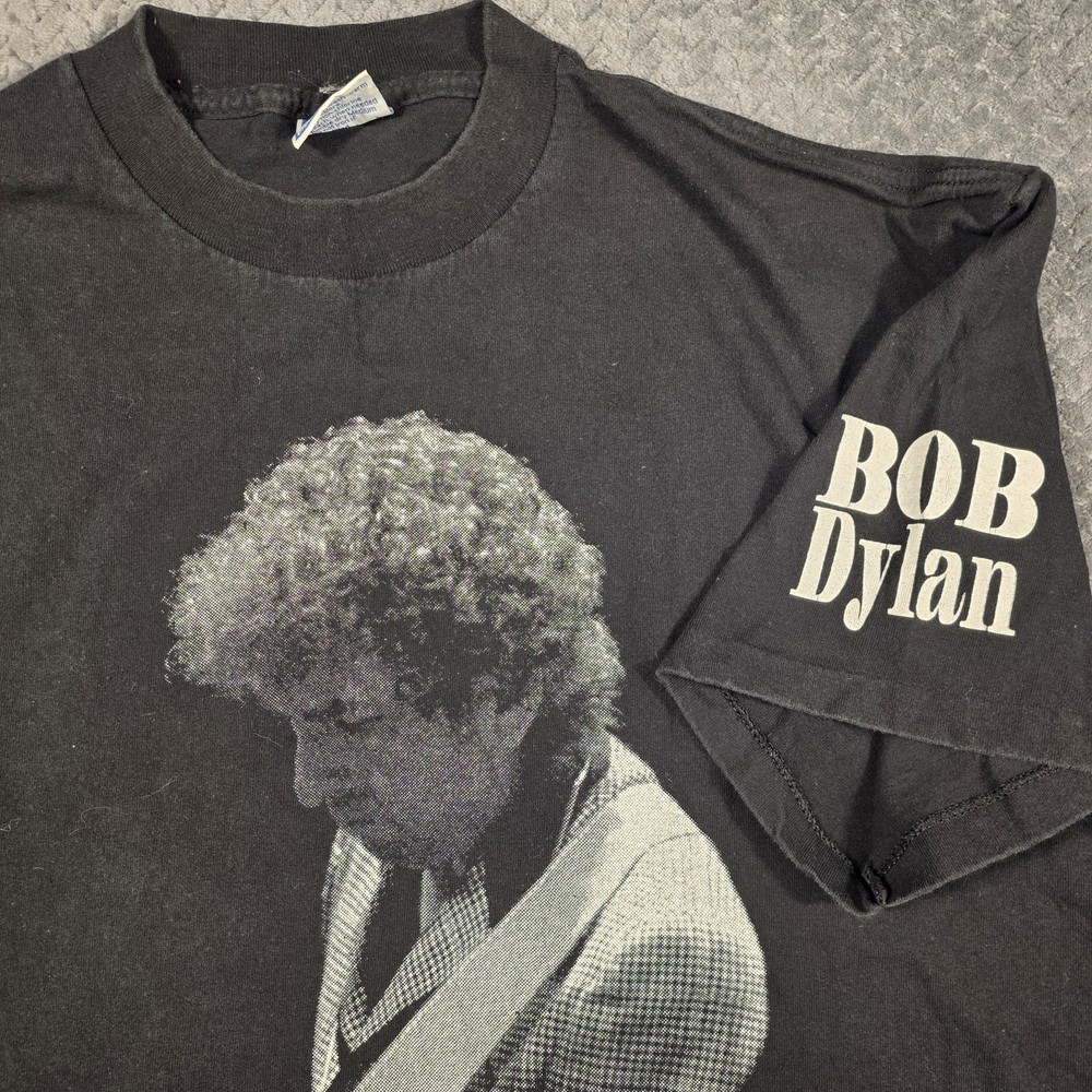 Vintage Bob Dylan 1994 Tour T-Shirt Men's XL Black Made In USA Single Stitch
